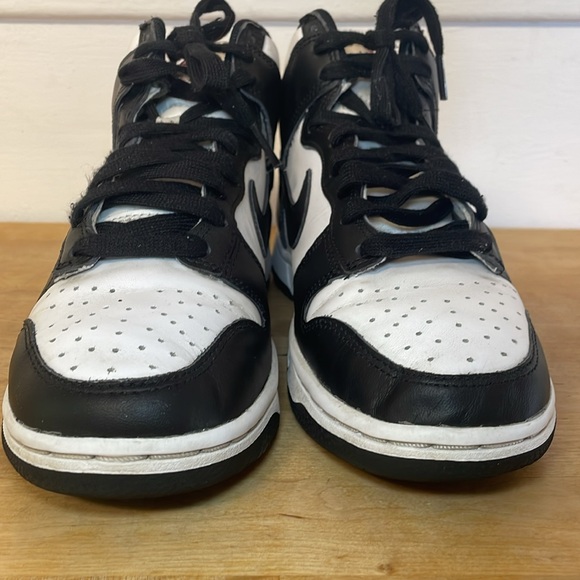 Nike Dunk High Panda Black and White High-Top Sneakers women’s size 6.5 - Picture 5 of 16